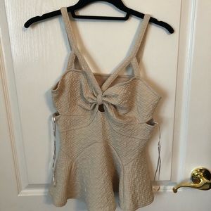 Free People Cutout Top